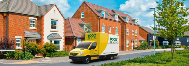 Déménagement avec une camionnette de déménagement Dockx Rental