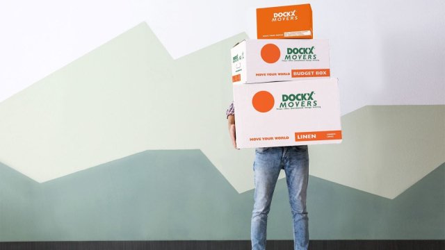 Déménagement avec cartons et matériel de déménagement Dockx